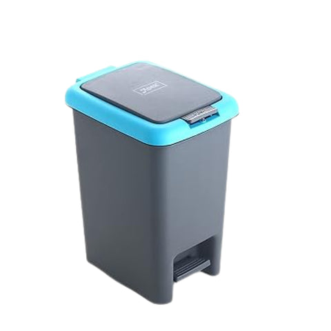 Plastic Push N Pedal Dust Bin | Hands-Free Operation, Compact Design, Unbreakable Plastic | Ideal for Kitchen, Office & Bathroom Use 6.5 Litres (1 Pc / Mix Color) Description :- Keep your surroundings clean and clutter-free with this 6.5 Litre Push N Peda