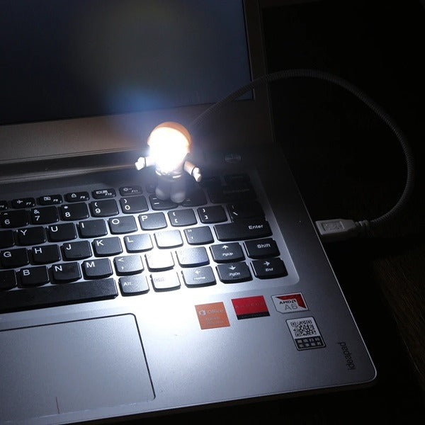 USB Astronaut LED Light – Flexible, Plug & Play Night Lamp for Laptop, PC & Power Bank ×